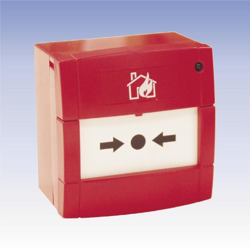 XP95 Red Manual Addressable Break Glass Unit